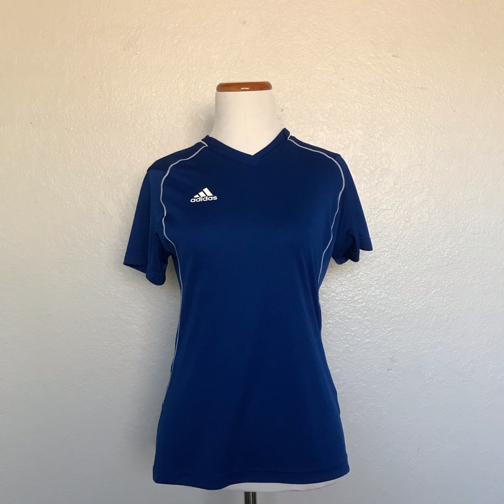 Adidas v neck top